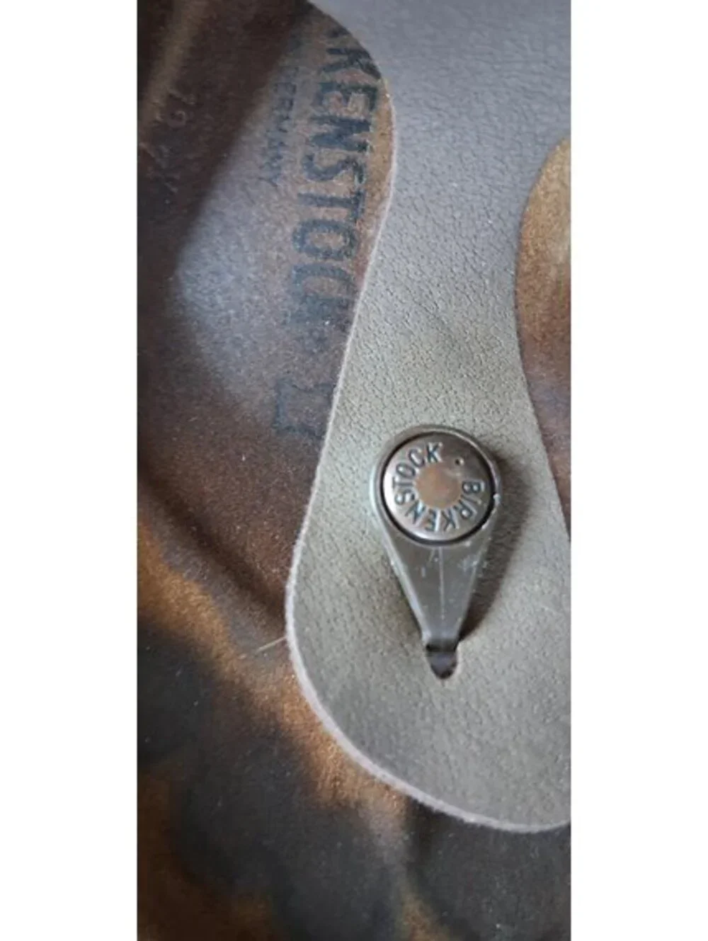 Birkenstock Gizeh Thong Sandals Brown Size 38/Us 7-7.5